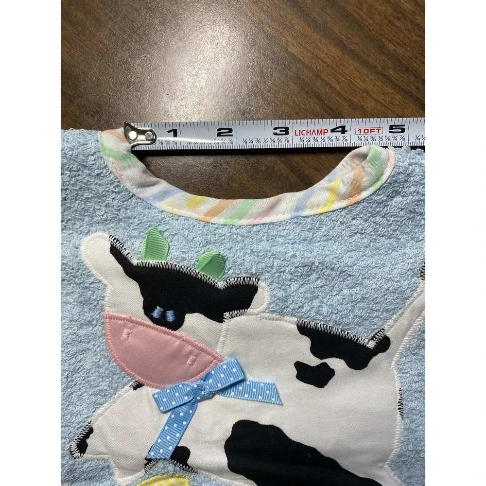 Vintage Baby Bibs & Burp Cloth Mixed Lot (8) New & Pre-owned Unisex Animals Boat